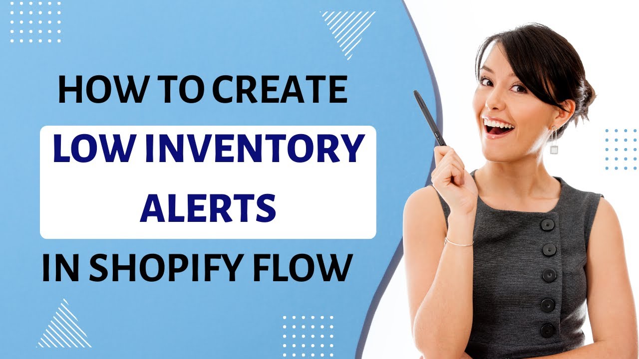 How to get low inventory alerts on Shopify | Shopify Flow
