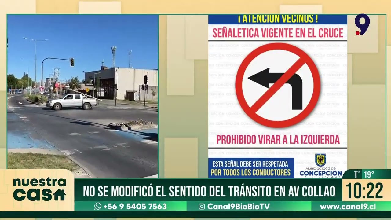 Accidentes viales en cruce Collao–Nonguén: Exigen retorno de semáforo de cuatro tiempos