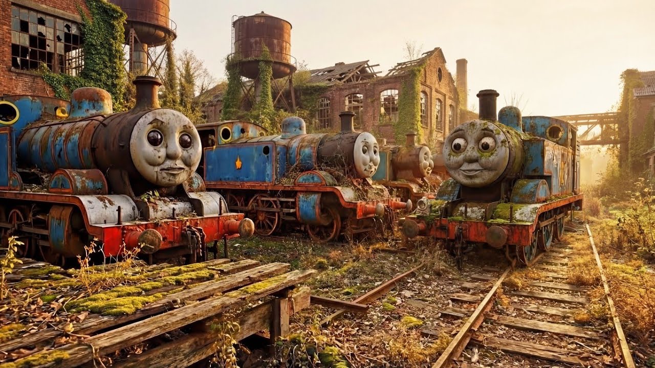 I Found Abandoned Thomas at a Forgotten Station – Full Rusty to New Restoration ASMR Journey
