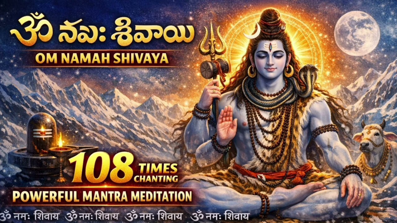 #పవిత్రమయిన శివయ్య మహామంత్రం | 108 సార్లు జపం తప్పకుండా వినండి 🙏🙏🙏