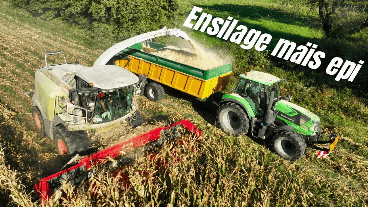 Ensilage maïs epi🌽 & mise en bottes 💨claas jaguar 940 🔵 goweil🔵