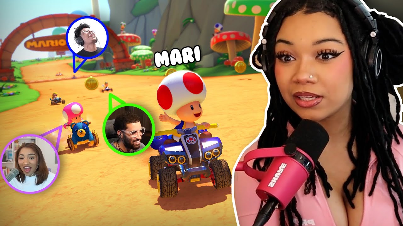Mari Practices w/ Somebros For Their Mario Kart Dream Con Match VS RDC!