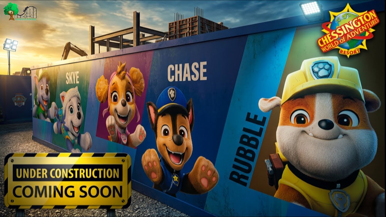 Chessington's Exciting NEW Land PAW PATROL Construction Update 2