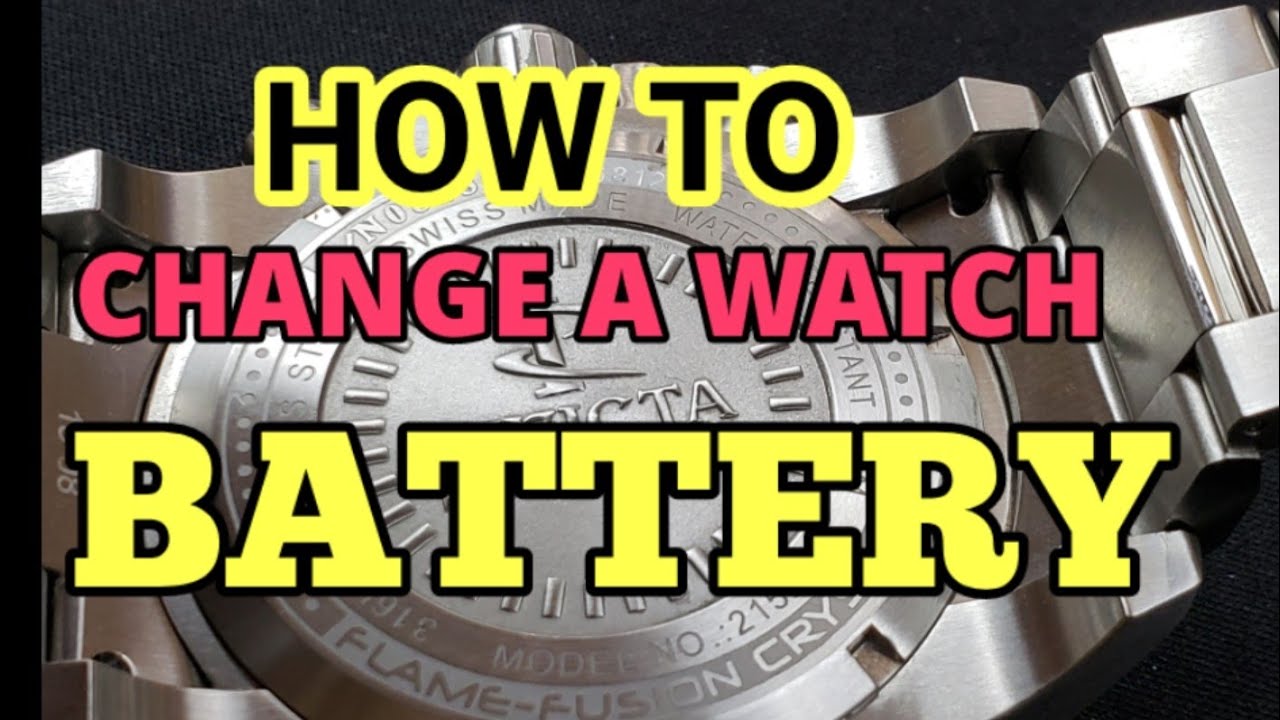 INVICTA RESERVE 21529 BATTERY CHANGE ON RONDA 5030.D
