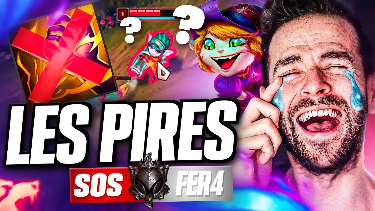 SoS Fer 4 : Masterclass hilarante des 30 PIRES Joueurs = Trist Jungle Sans Smite (Free Fou Rire)