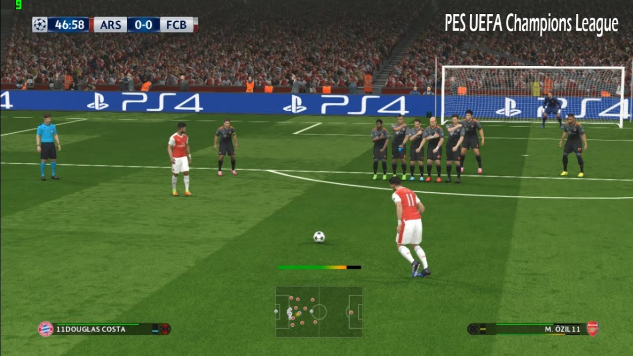 UEFA Champions League - Arsenal vs Bayern Munich - PES 2017 Gameplay