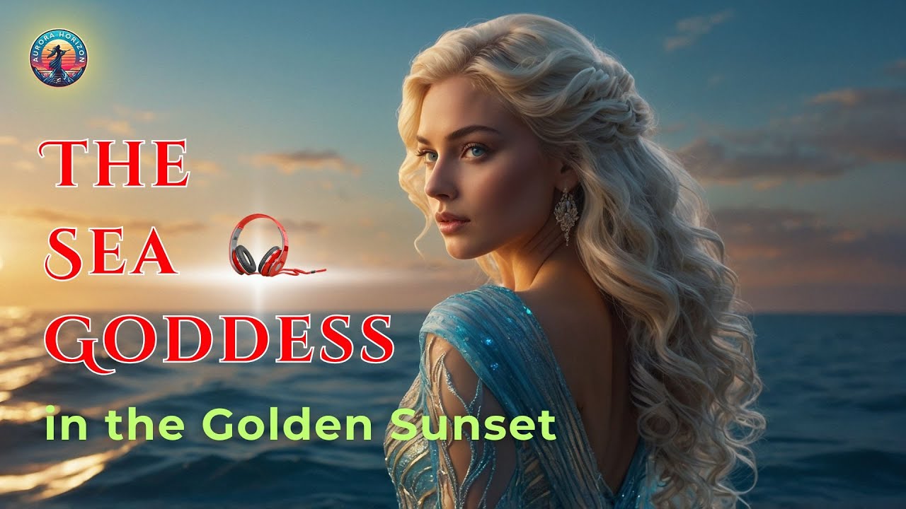 The Sea Goddess in the Golden Sunset | Relaxing Cinematic Ocean Vibes