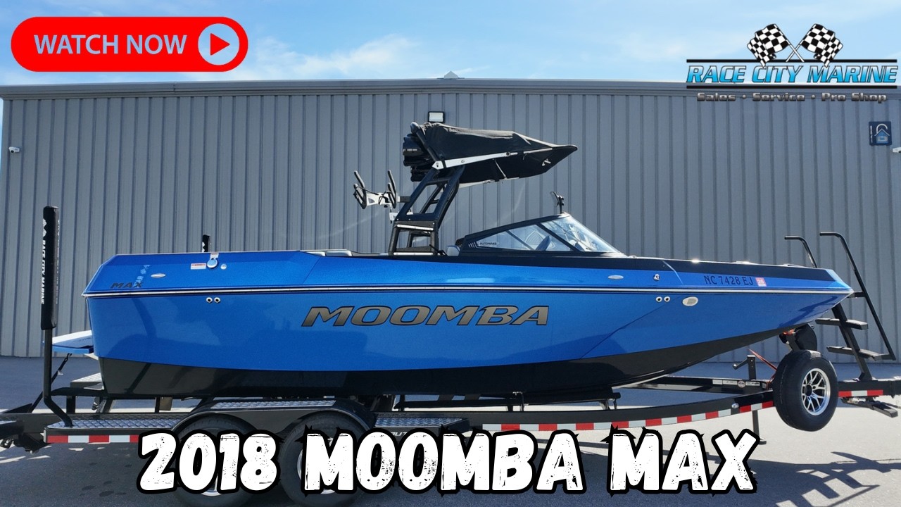 Used 2018 Moomba Max 25 ft Wakeboard Boat For Sale In Mooresville, NC: Walkaround and Review