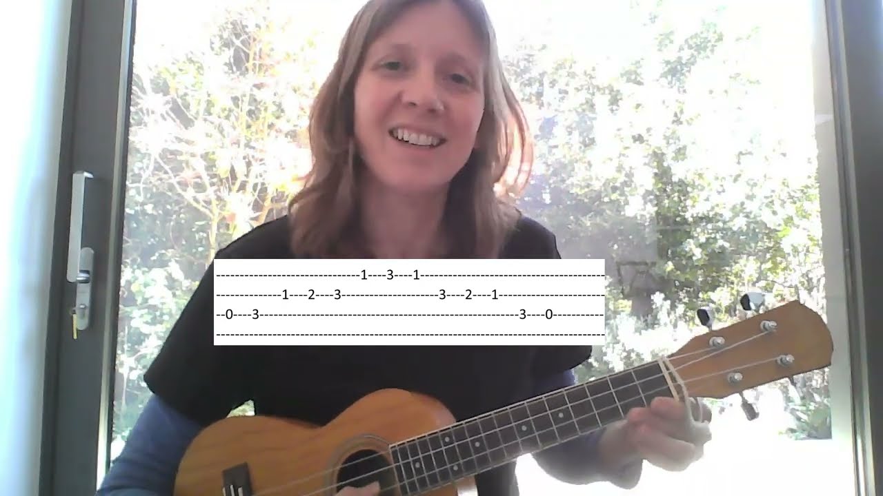 How to Play the Blues scale on the Ukulele and Play Along to See You Later Alligator