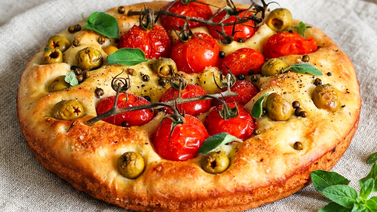 Easy Homemade Focaccia in the Air Fryer! Anyone Can Make It!