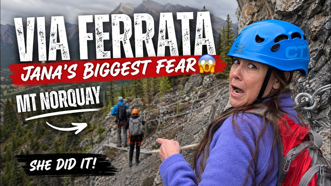 🇨🇦Mt Norquay Via Ferrata Banff, Canada | Banff’s Most Insane Adventure! 😱 Iron Way | Klettersteig