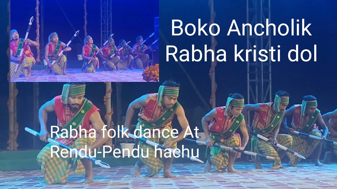 Rabha folk Dance Dhawa nityo// Makri Rendu-pendu hachu// Angi jumang Youtube channel 