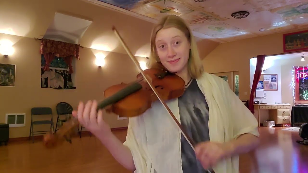 The Banshee reel - practice session - super broken down slow fiddle violin