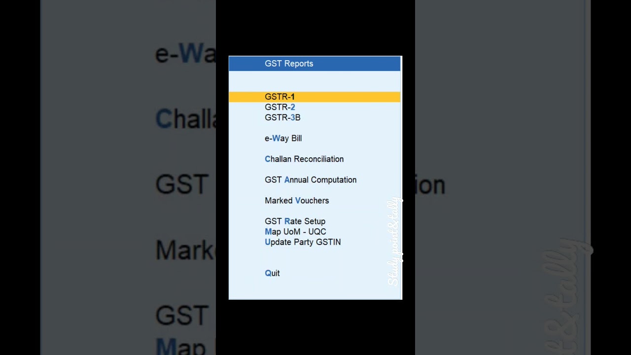 How to display GST 💰💴😍report in tally prime #shorts #youtubeshorts  #tallyprime