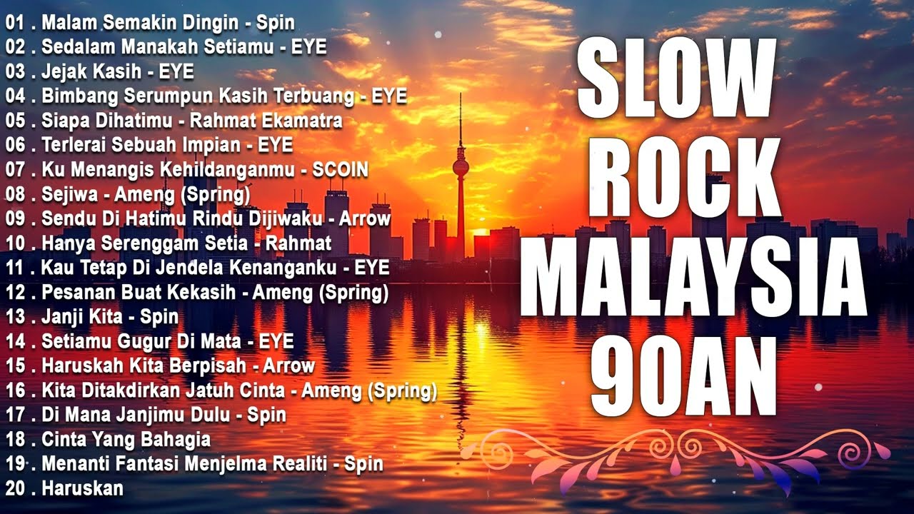 Lagu Malaysia Kegemaran 90an - Lagu Rock Jiwang 90an Terbaik - Lagu Kenangan Sepanjang Masa