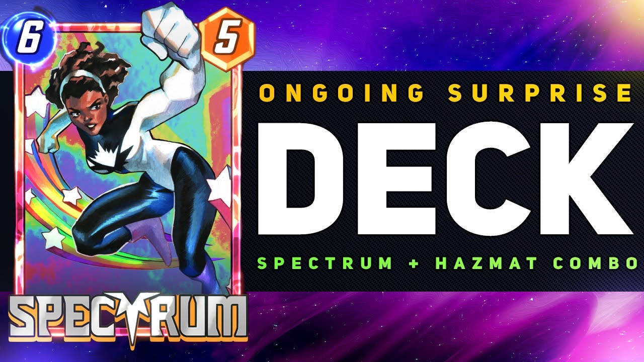 Catch your opponent by SURPRISE with Spectrum & Hazmat! | Marvel Snap Deck
