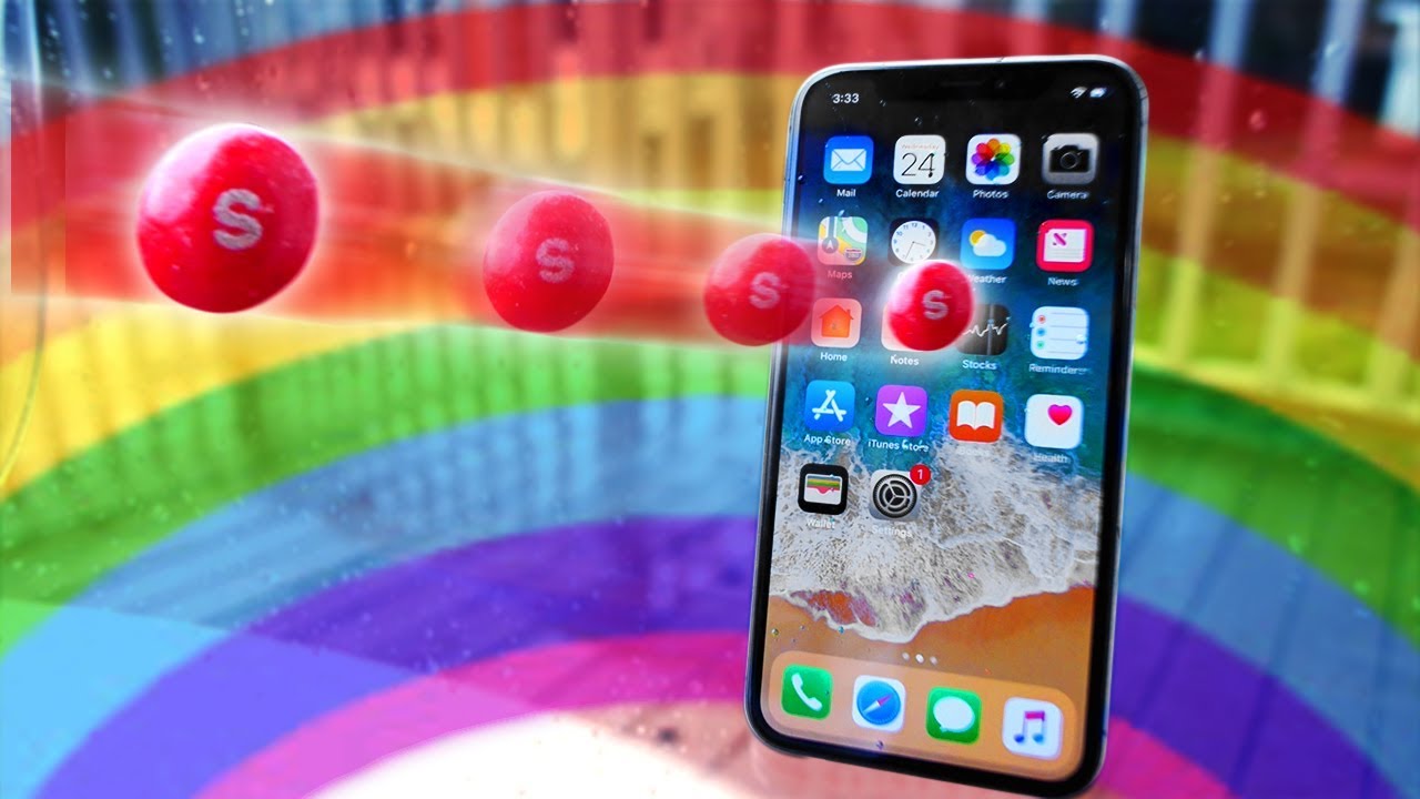 Can a Skittle Shatter iPhone X Glass Screen?!