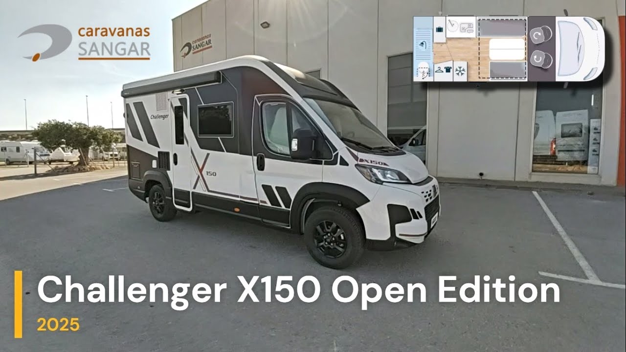 🚐 Challenger X150 Open Edition 2025: La Autocaravana Compacta PERFECTA para 4 Personas