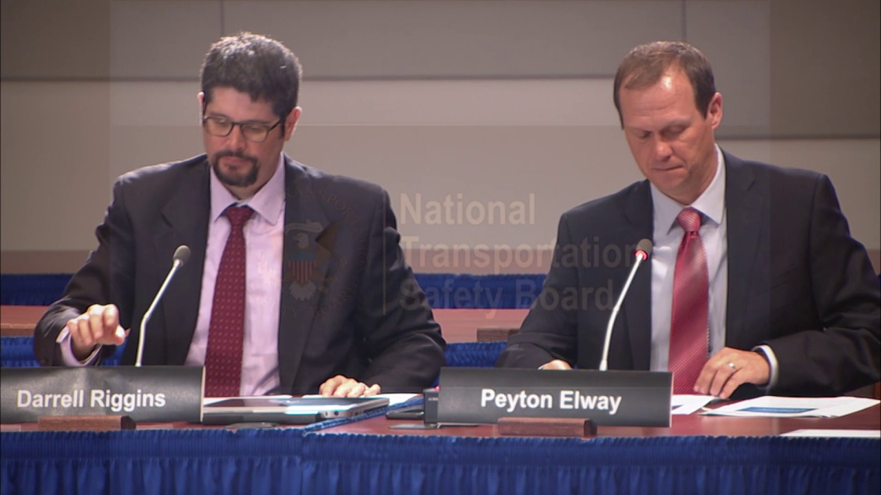 National Transportation Safety Board Meeting &ndash; Fictional Accident Scenario