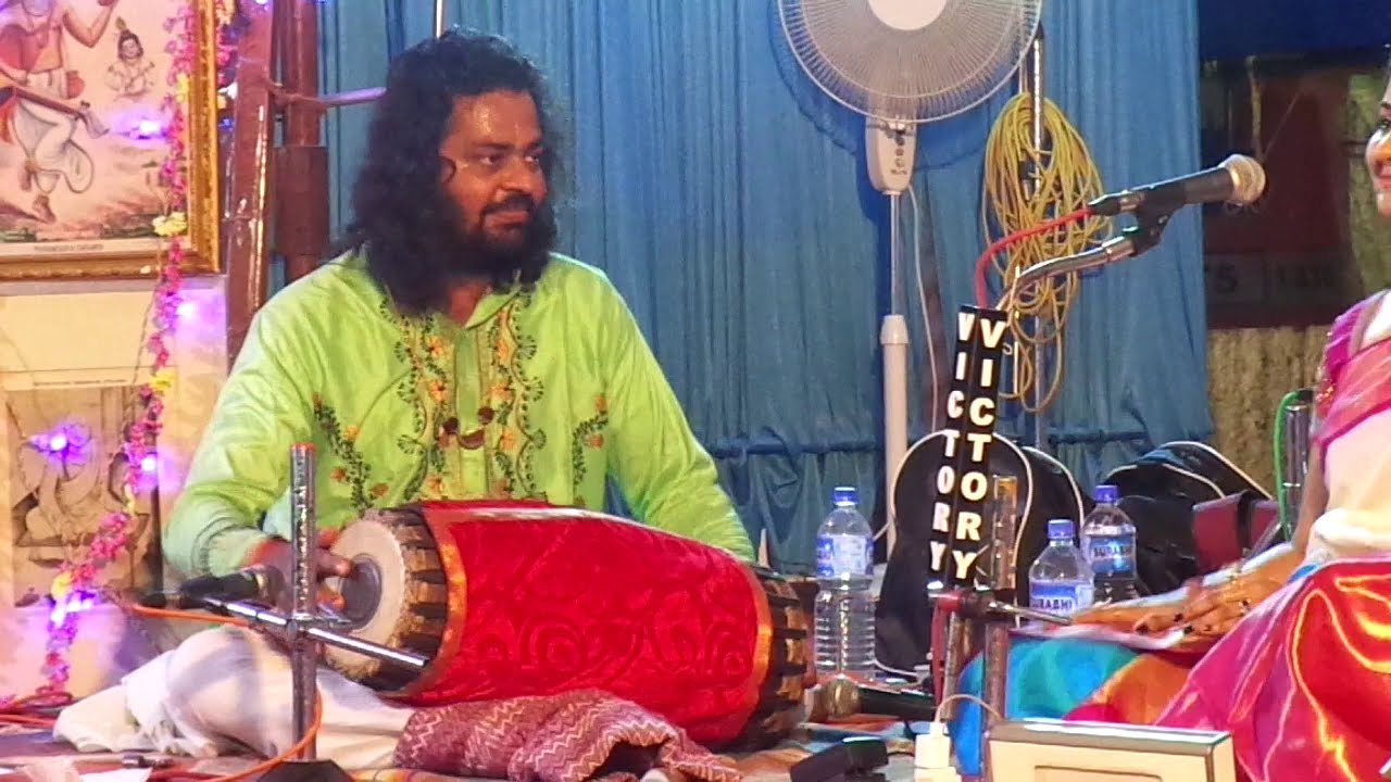 Patri Satish Kumar and K.V.Gopalakrishnan Mridangam and Khanjira Drum Solos