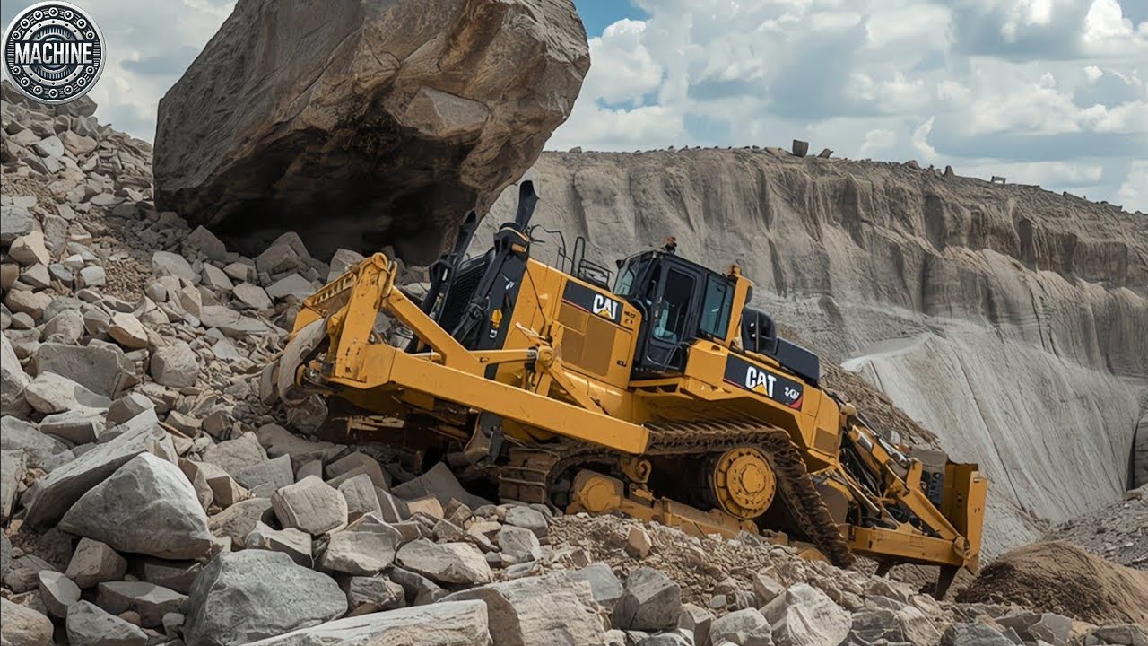 Extreme Bulldozers In Action | CAT D9 T Bulldozers | Mega Bulldozers | Machine 