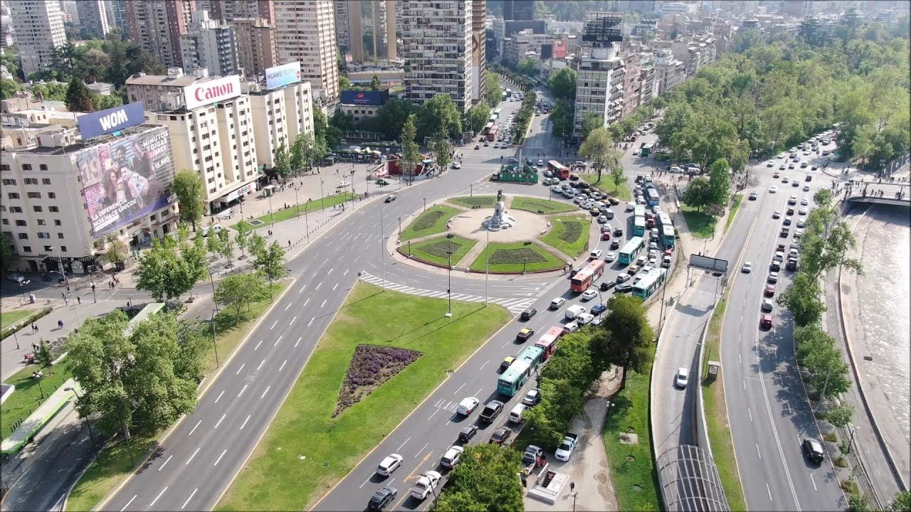 Plaza Baquedano in Santiago, Chile