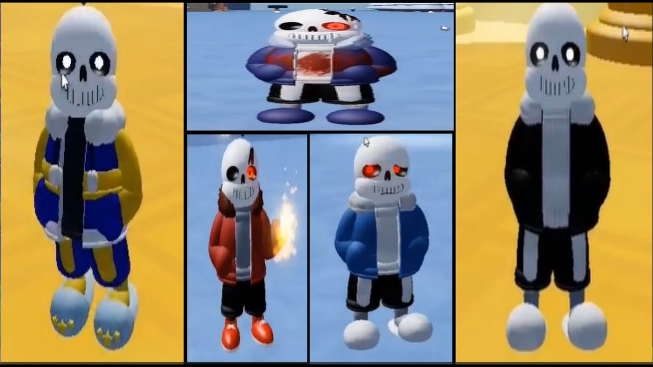 Untitled Sans Battles  Outer Sans / Murder Sans / Last Breath Sans / Horror Sans {Gameplay}