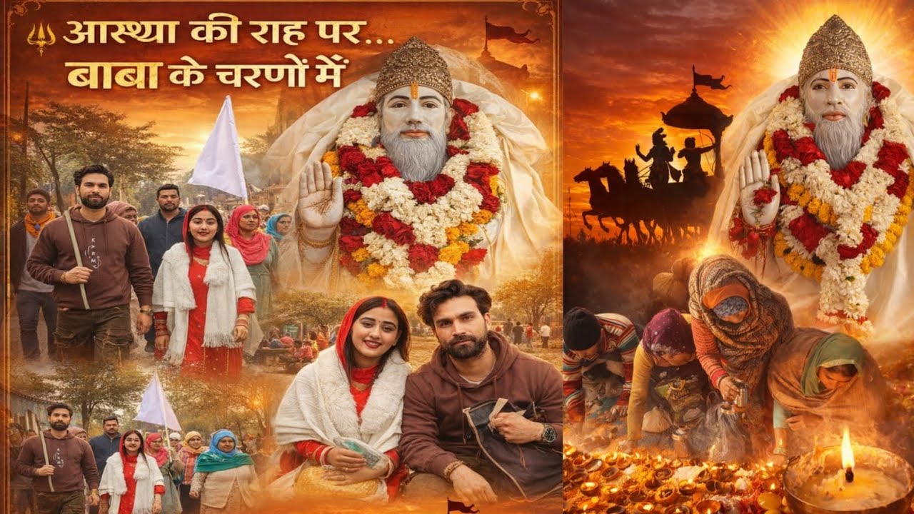 10 kilometre chal kar gye jhanda leke BABA BAGWAN DAS par  @vishakajaatni1470 ❤️🧿
