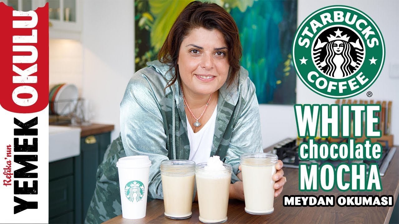 Starbucks White Chocolate Mocha (Challenge) Meydan Okuması | Evde White Chocolate Mocha Yapımı