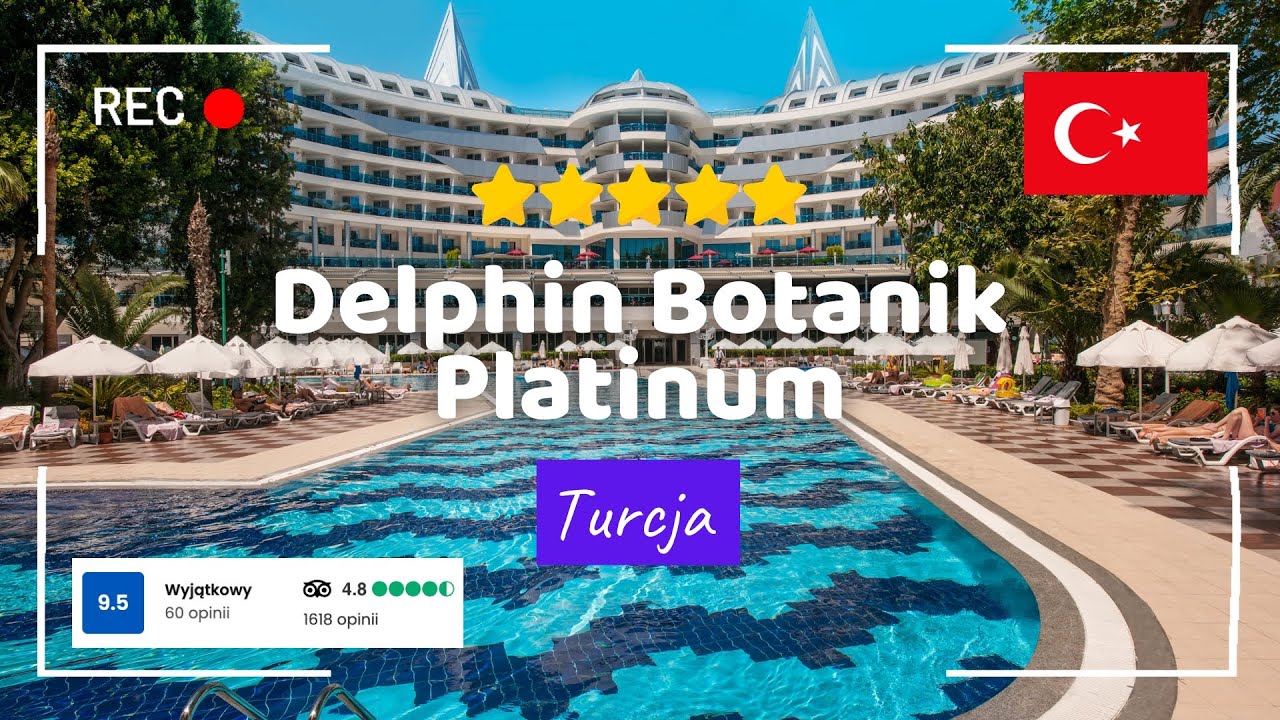 🇹🇷 Delphin Botanik Platinum – 5⭐ hotel z lunaparkiem 🎢 aquaparkiem 🏝  Hotel Tour – Okurcalar, Turcja