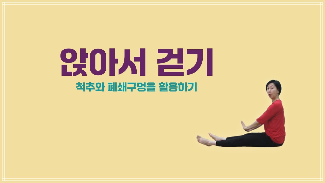 [ 마름모코어 시즌 2-75 ] '니은' 으로 연결 된 척추와 폐쇄구멍을 활용해 앉아서 앞과 뒤로 걷기