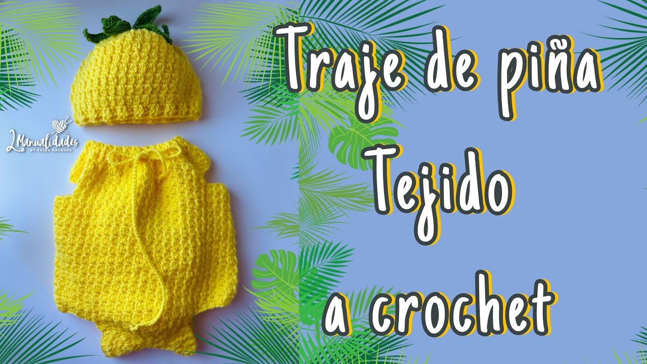 Traje de piña tejido -LaManualidades 