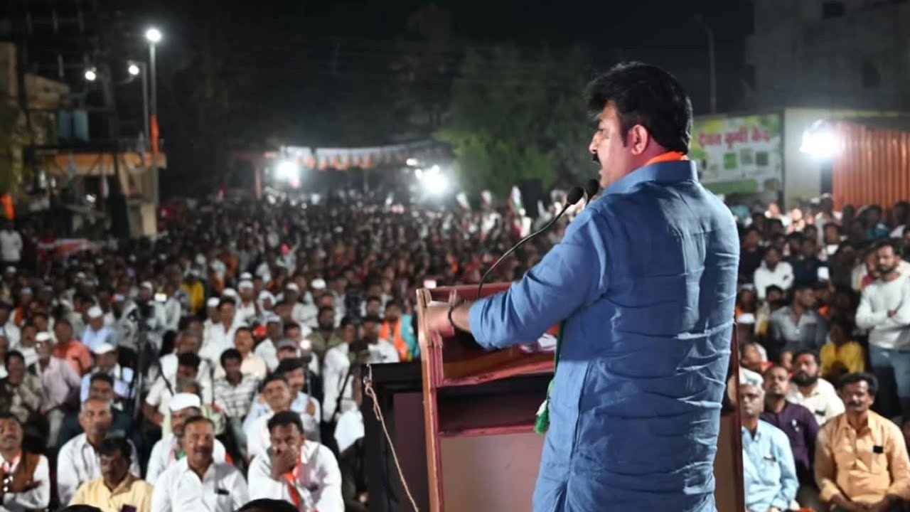 LIVE  कुरुल📍 जिल्हा परिषद गटातून उमेश पाटील यांची महाविजय निर्धार सभा