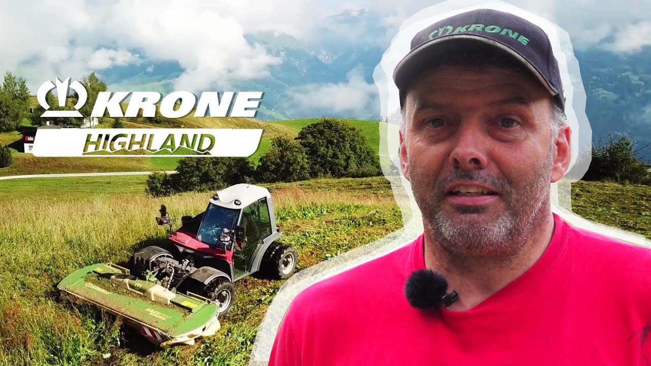 KRONE Highland in den Schweizer Alpen – die Bergsteiger unter den landwirtschaftlichen Maschinen