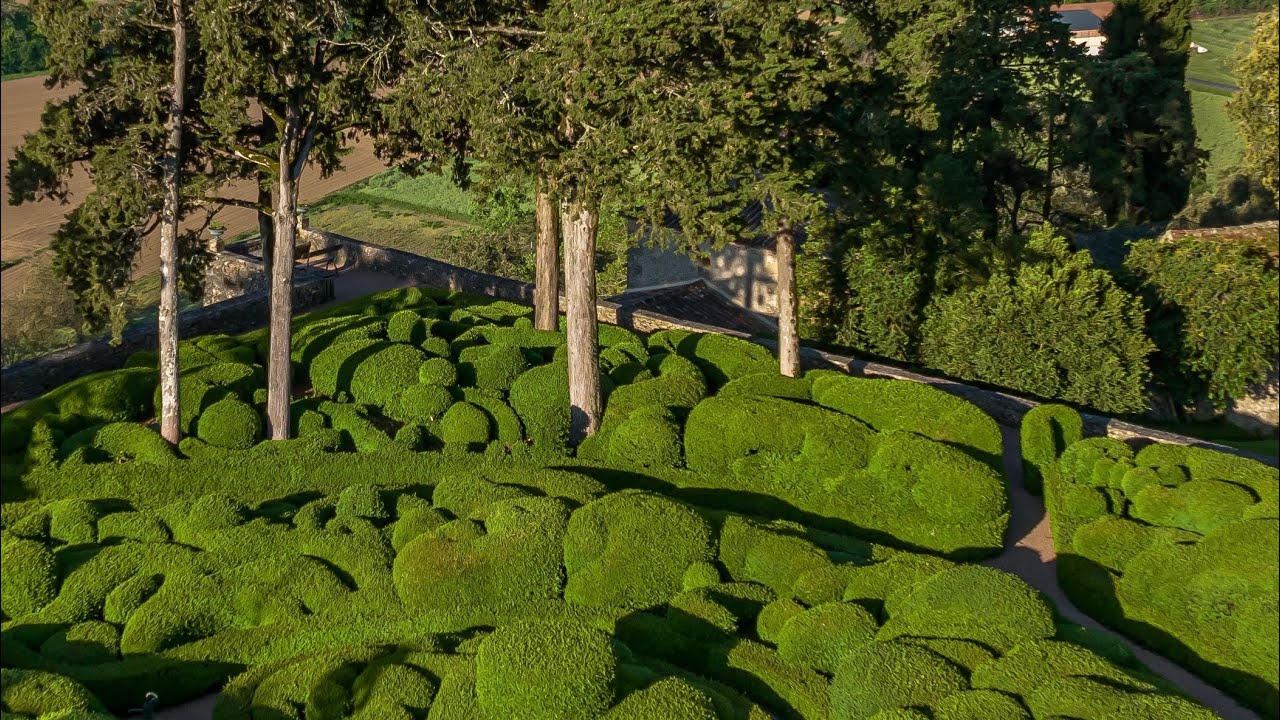 Collaboration drone JT France 2 reportage Jardins de Marqueyssac