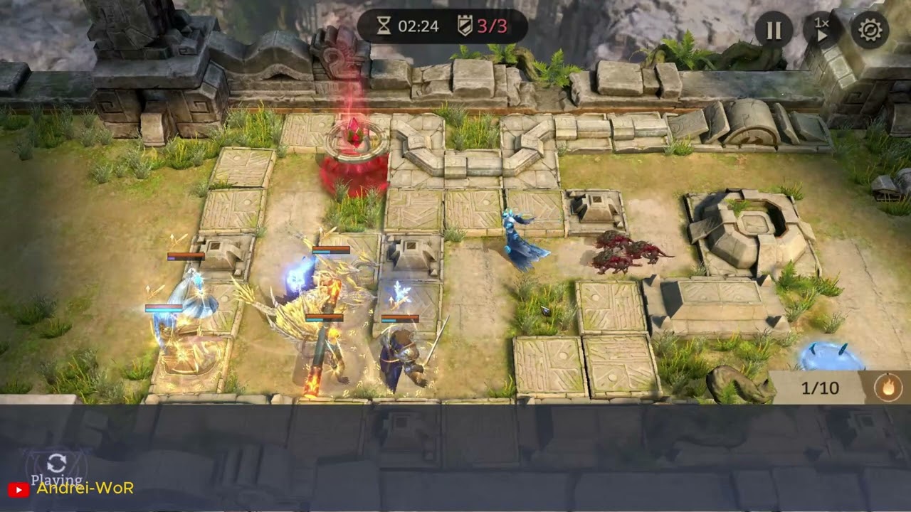 Ingrid + Sun Wukong + Ymret + Erlys + Regulus. GVG Keep Map