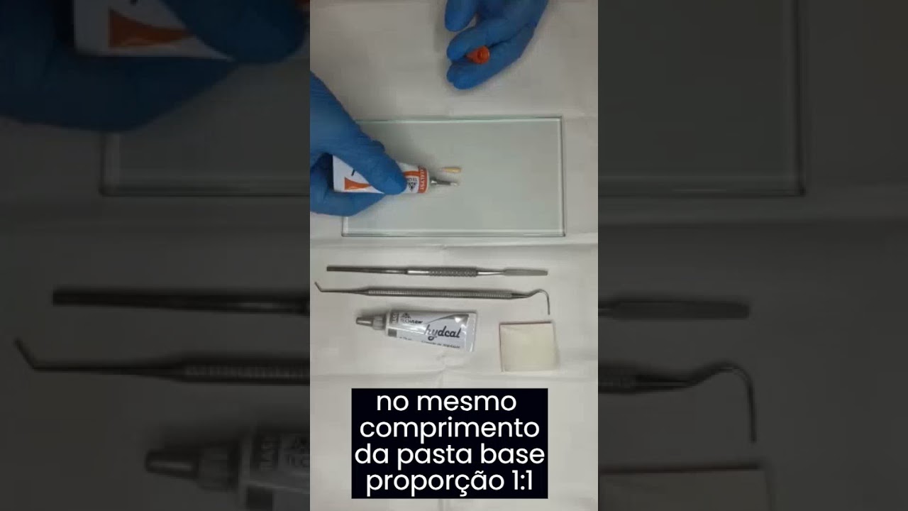 Manipulação do Cimento de Hidróxido Cálcio