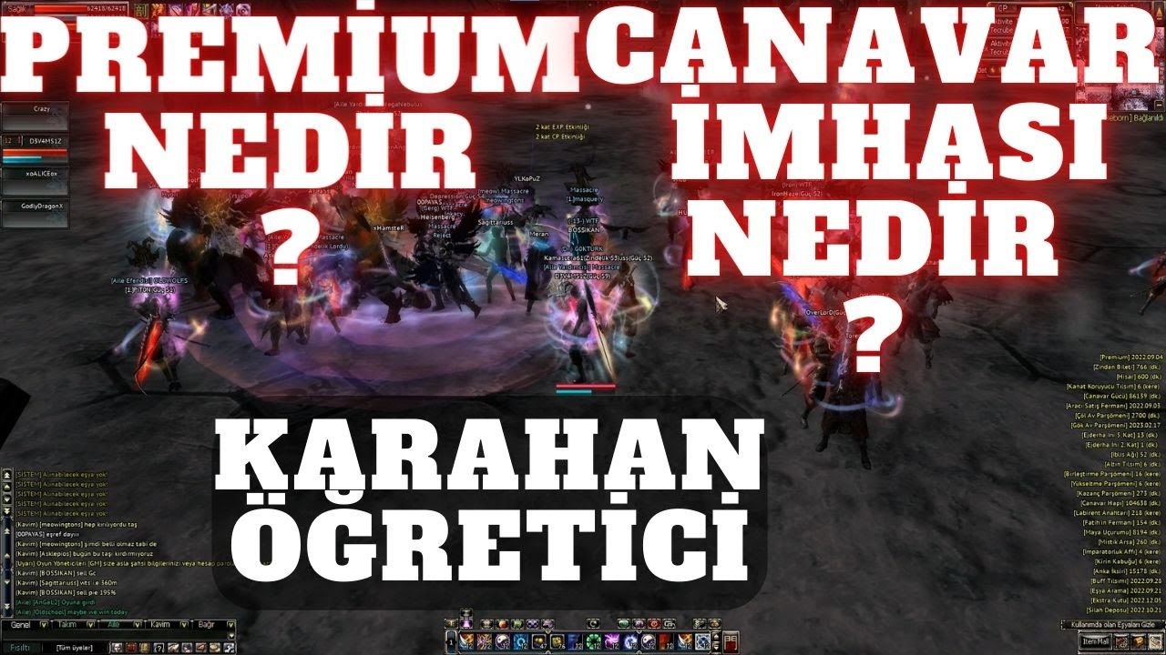 TwelveSky2- Karahan I Premium Nedir ❓ Nasıl yapılır❓ Canavar İmhası Nedir ❓ Nasıl Yapılır ❓