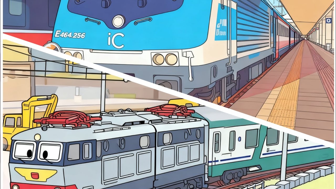 Treni a lunga percorrenza passato/presente+locomotive storiche+Caimano alla demolizione 