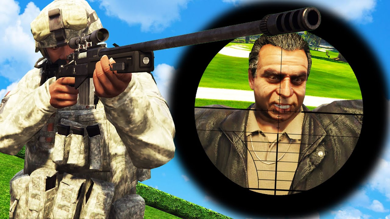פרנקלין מצטרף ליחידת הצלפים בצבא בGTA V!