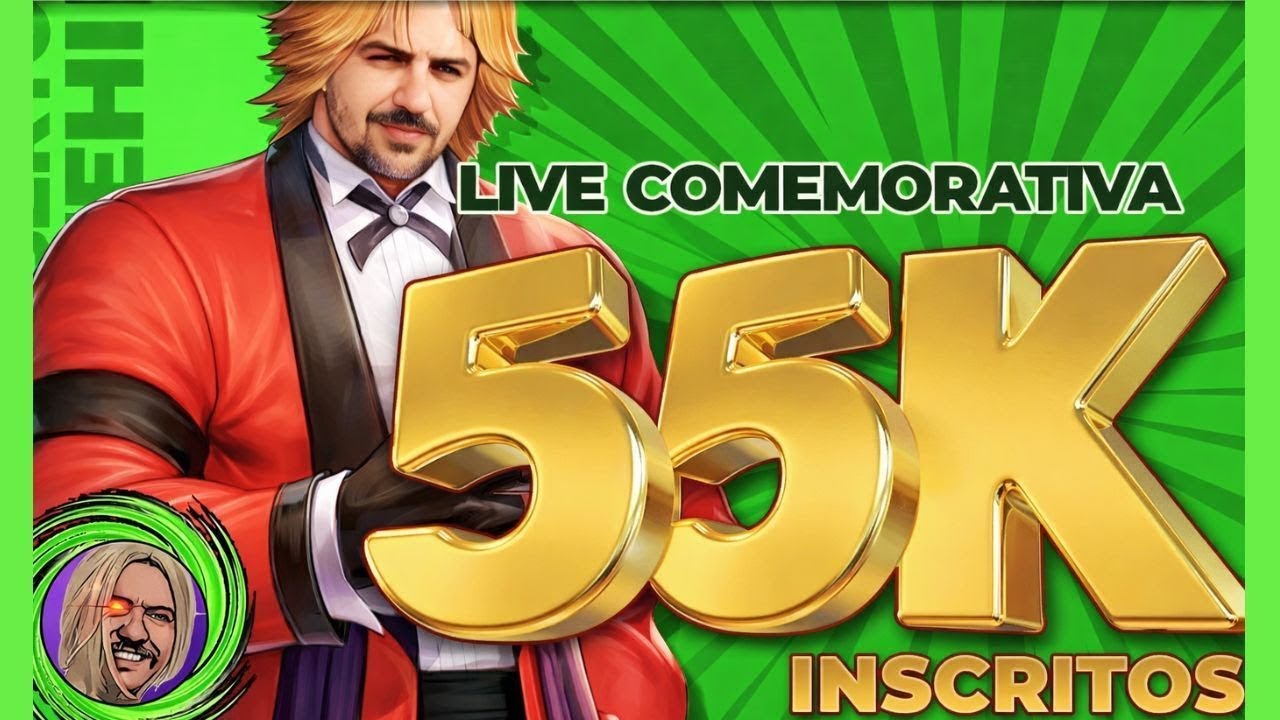 CARACA SOMOS  55 MIL INSCRITOS  OBRIGADO RAPAZIADA !  #retrogames kof 98