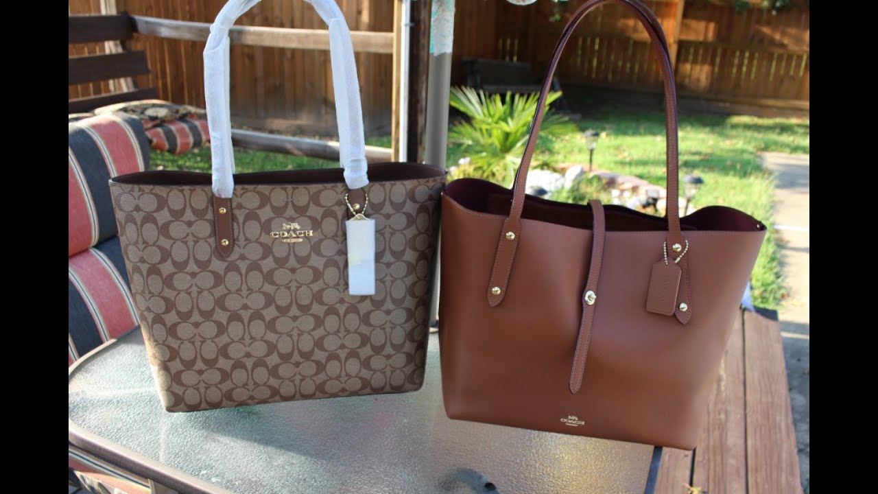COACH TOWN TOTE -VS- MARKET TOTE