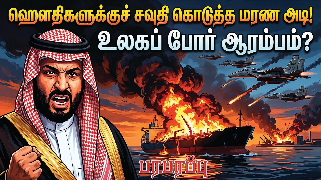 ஹௌதிகளுக்குச் சவுதி கொடுத்த மரண அடி! உலகப் போர் ஆரம்பம்? | Paraparappu Media