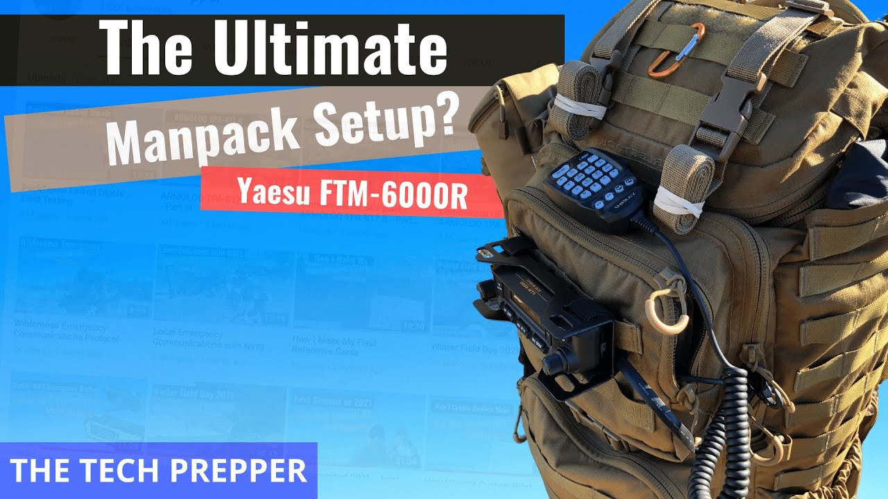 The Ultimate Manpack Setup? Yaesu FTM-6000R