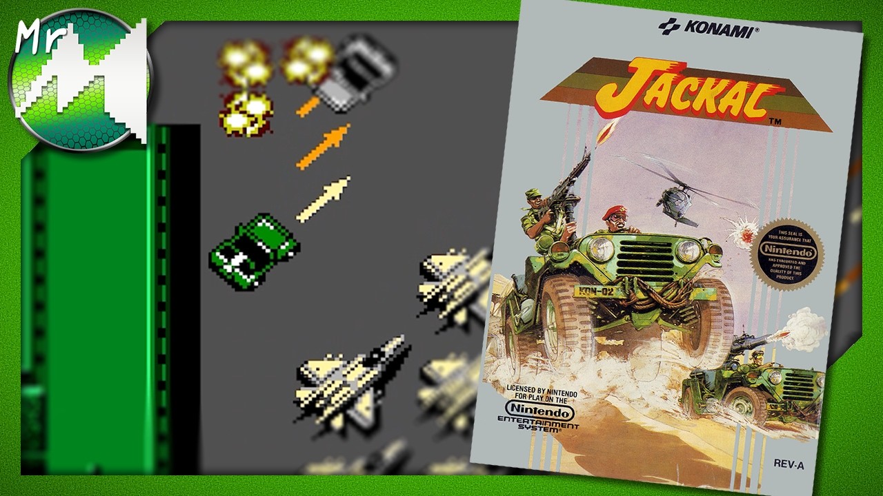 JACKAL (Nintendo NES) Full Playthrough ... one death