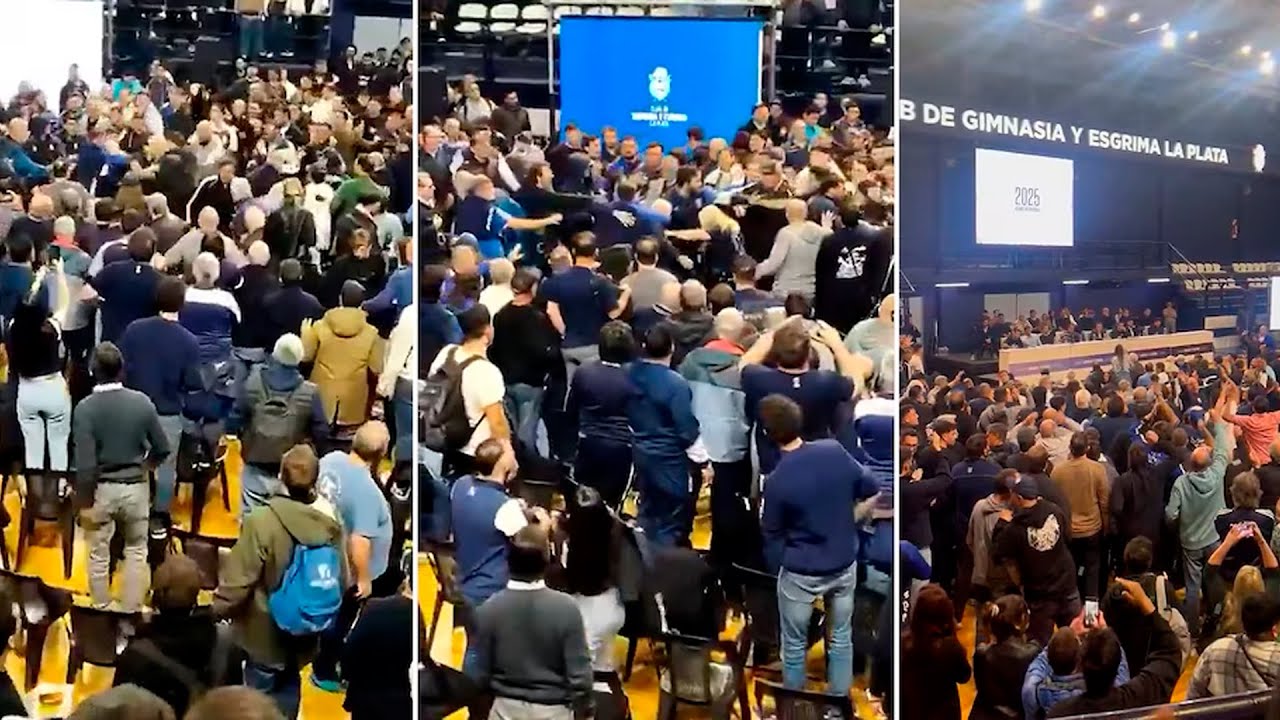 TERMINARON A LOS HUEVAZOS Y SILLAZOS CON LA COMISIÓN DIRECTIVA EN LA ASAMBLEA DE GIMNASIA LA PLATA