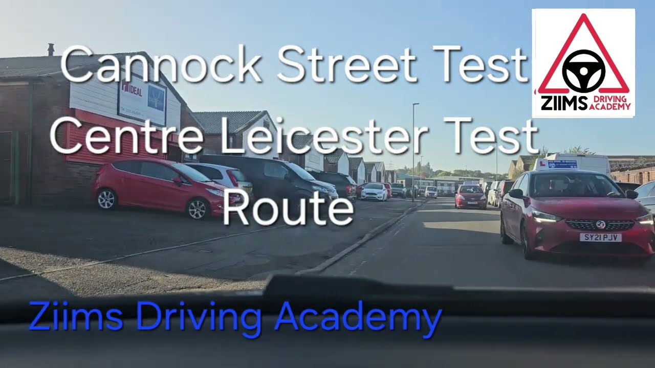 Cannock Street Test Centre Leicester Test route no1 #2024