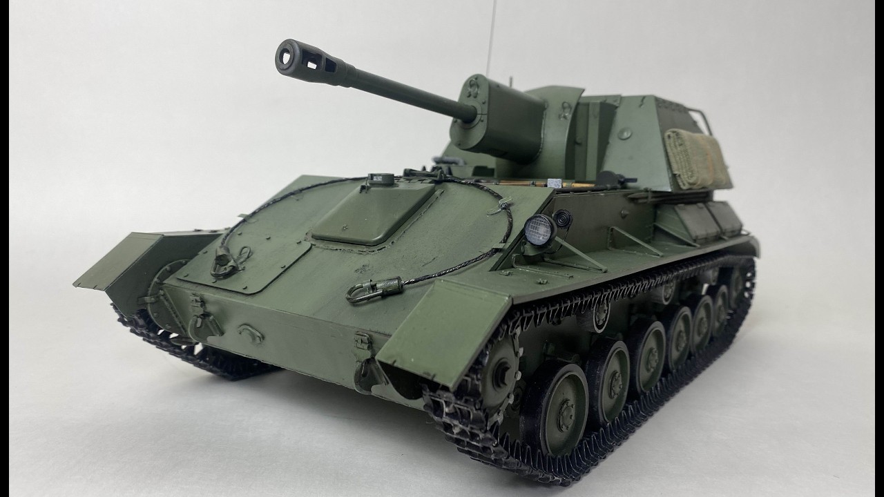 SU-76M SPG RC Tank 1/16
