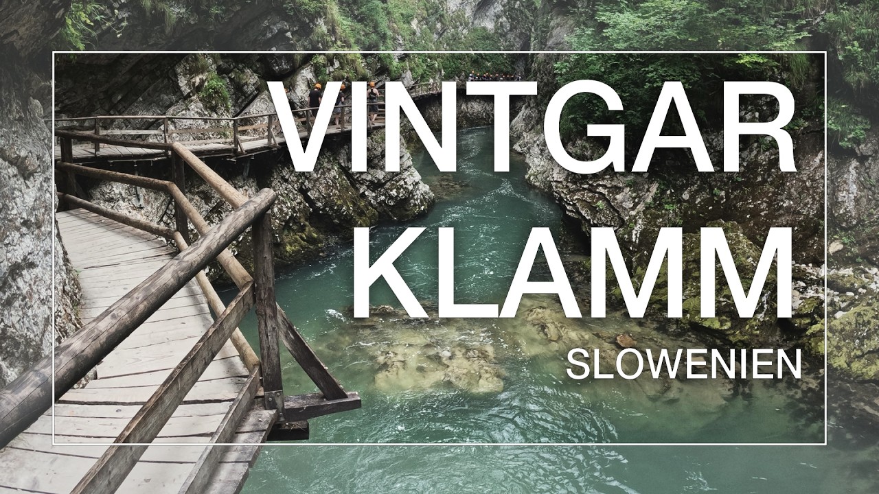 Vintgar-Klamm im Triglav Nationalpark Slowenien