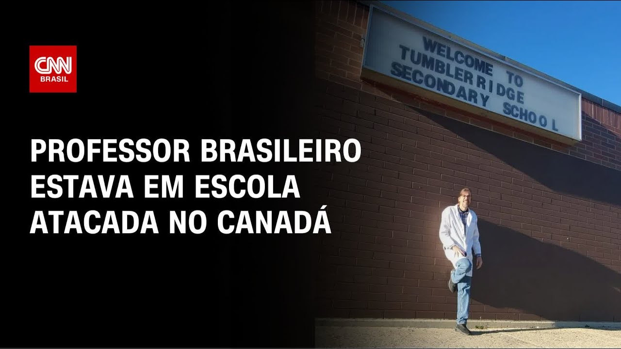 Professor brasileiro estava em escola atacada no Canadá | CNN 360º